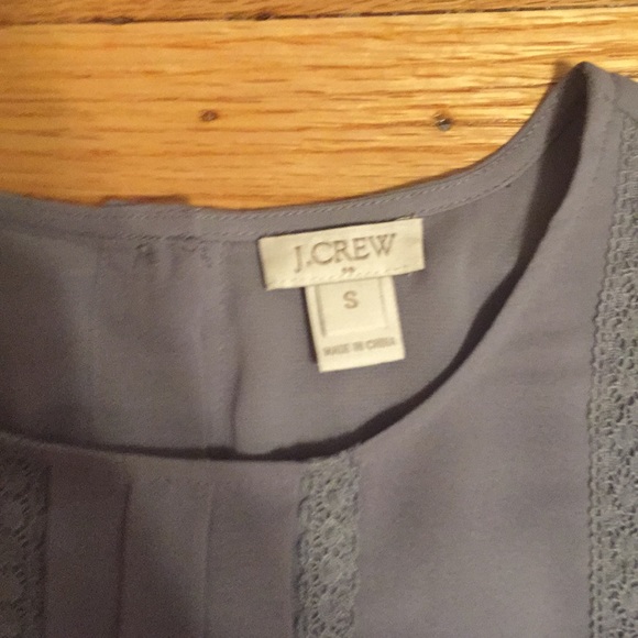 Jcrew Factory gray blouse size small - Picture 2 of 5